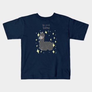 No Probllama cute Llama Kids T-Shirt
